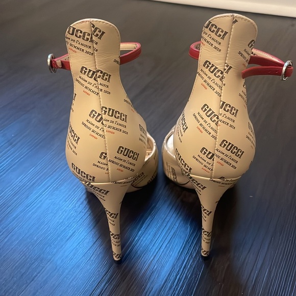 Authentic Gucci Maison De L'Amour Summer/Spring 2018 Brand New Heels - Size 38 - Picture 2 of 4